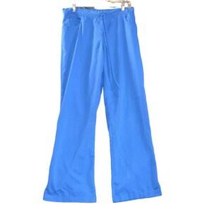 Greys Anatomy Adult Size Medium Scrub Bottoms Comfort Waist Medical Uniform Blue